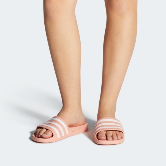 ADIDAS WOMEN'S SWIM ADILETTE AQUA SLIDES - Picture 8 of 8